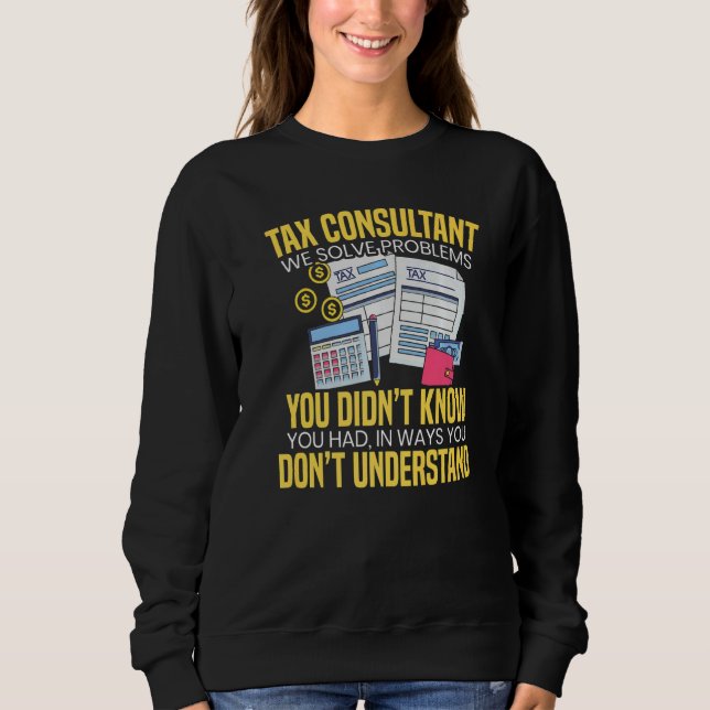 Camiseta Consultor Fiscal Resolvemos Problemas que Você Nem (Frente)