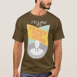 Camiseta Contabilidade Balanço Contabilístico Oferta Funcio
