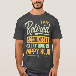 Camiseta Contabilista Aposentado Dedicando Ideias Contabili