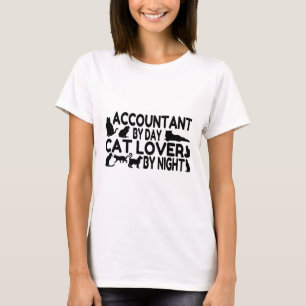 Camiseta Contabilista Cat Lover