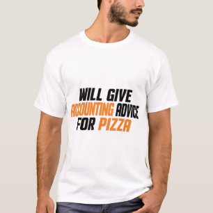 Camiseta Contabilista CPA, Engraçado Dará Conselhos Contabi