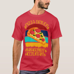 Camiseta Contabilista de Gestão de Pizza Funny Pizza Quo