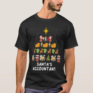 Camiseta Contabilista de Natal do papai noel