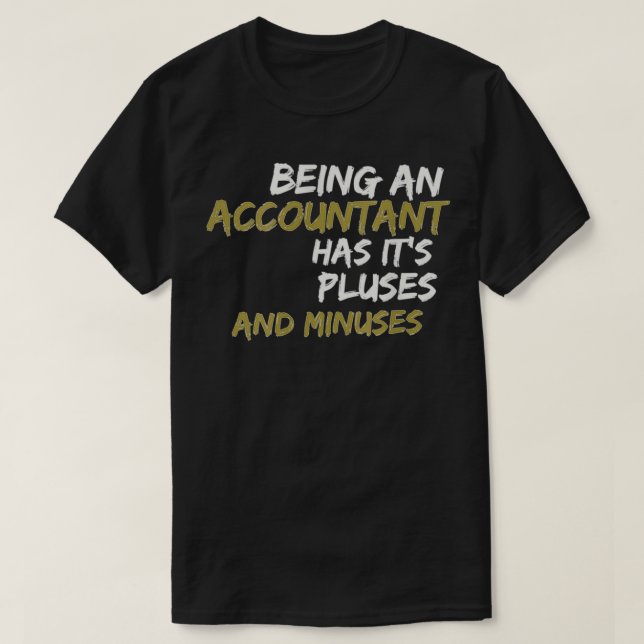 Camiseta Contabilista De Presente Tem Miniutilizações (Frente do Design)