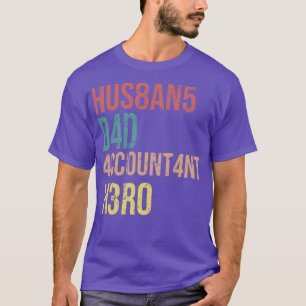 Camiseta Contabilista do Pai Padre Gift Idea