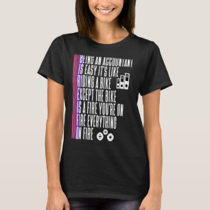 Camiseta Contabilista do Womens Legal Contabilista 148
