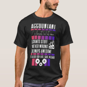 Camiseta Contabilista do Womens Legal Contabilista 156