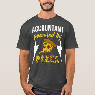 Camiseta Contabilista Equipado Com Pizza