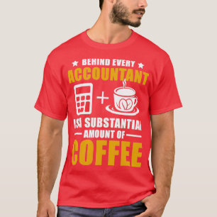 Camiseta Contabilista Funny do Café