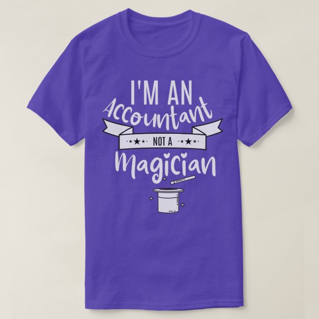 Camiseta Contabilista Não é Mágico 2 (Frente do Design)
