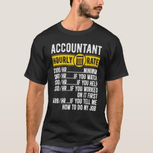 Camiseta Contabilista Oferece Números De Encerramento É Meu