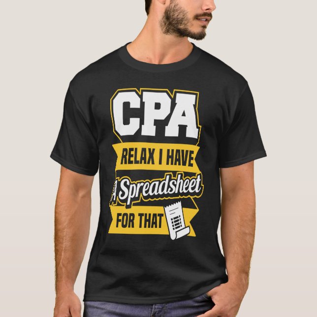 Camiseta Contabilista Público Certificado (Frente)