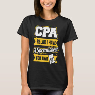 Camiseta Contabilista Público Certificado