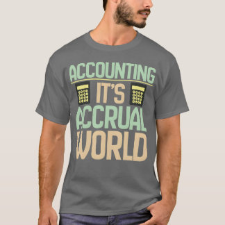 Camiseta Contador Contabilidade É Seu Mundo de Regime de Co
