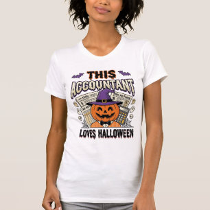 Camiseta Contador de Halloween Engraçado Sazão Fiscal Assus