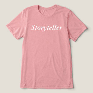 Camiseta CONTADOR DE HISTÓRIAS Autor Escritor Cineasta Poet