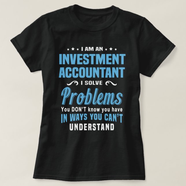 Camiseta Contador de Investimento (Frente do Design)