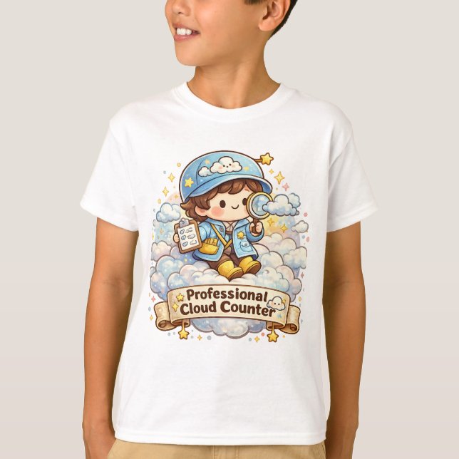 Camiseta Contador de Nuvens Profissional (Frente)