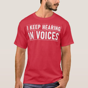 Camiseta Contador Engraçado Eu Continuo Ouvindo Faturas