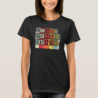 Camiseta Contador Legendário Desde 1959   Contador