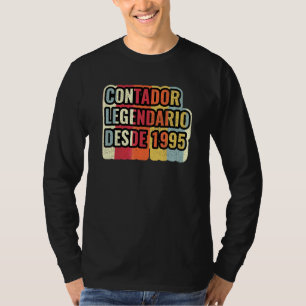 Camiseta Contador Legendário Desde 1995 Contador