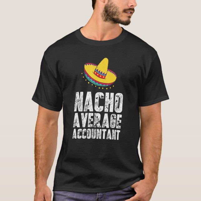 Camiseta Contador Médio Nacho   Contabilidade CPA (Frente)