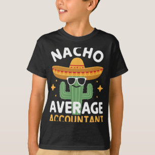 Camiseta Contador Médio Nacho Engraçado Cinco De Mayo Mexic