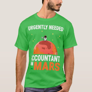 Camiseta Contador urgentemente Necessário em Marte Marsa De