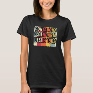 Camiseta Contadora Legendária Desde 1963   Contabilista