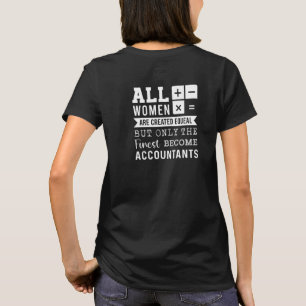 Camiseta Contadora Mulher Contadora Feminina Bala