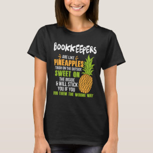 Camiseta Contadores São Como Abacaxis Trabalho