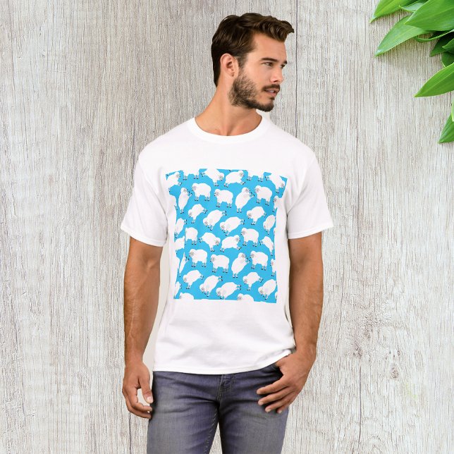 Camiseta Contagem de Ovinos (Criador carregado)