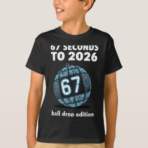 Camiseta Contagem Regressiva da Queda da Bola do Ano Novo E