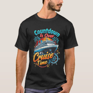 Camiseta Contagem Regressiva Divertida de Cruzeiro Terminou