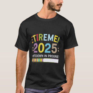 Camiseta Contagem Regressiva Divertida para Aposentadoria d