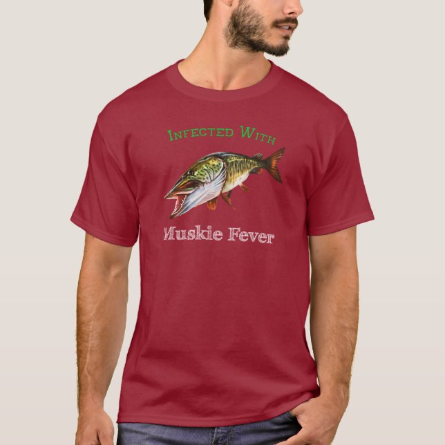 Camiseta Contaminado com febre de Muskie (Frente)