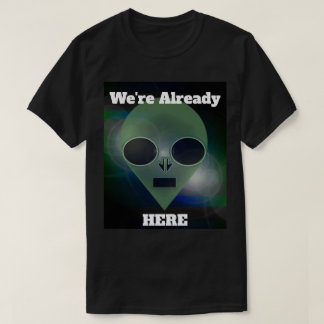 Camiseta "Contato Alien" Já Aqui por J.H. Thornton