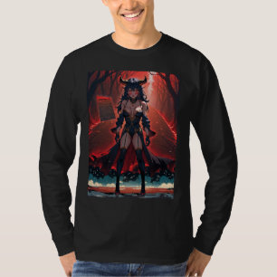 Camiseta Contato de Súcubo na Encruzilhada: Anime Lilin Dem