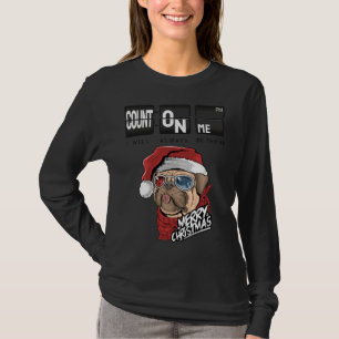 Camiseta Conte Comigo Eu Sempre Estarei Lá Pug Dog Christy