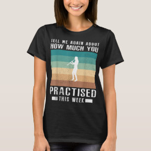 Camiseta Conte-me mais uma vez sobre quanto praticou clarin
