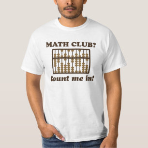 Camiseta Conte-me no clube da matemática