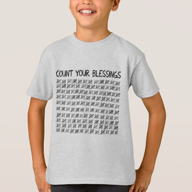 Camiseta Conte suas bençãos (Frente)
