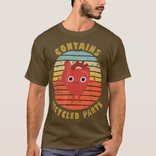 Camiseta Contém Partes do Reciclado Cirurgia de Transplant