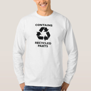 Camiseta Contém peças do Reciclado