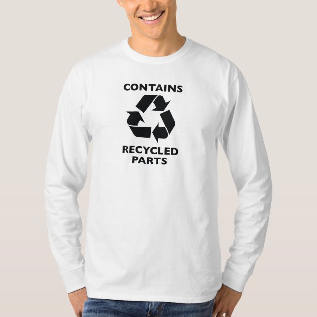 Camiseta Contém peças do Reciclado (Frente)