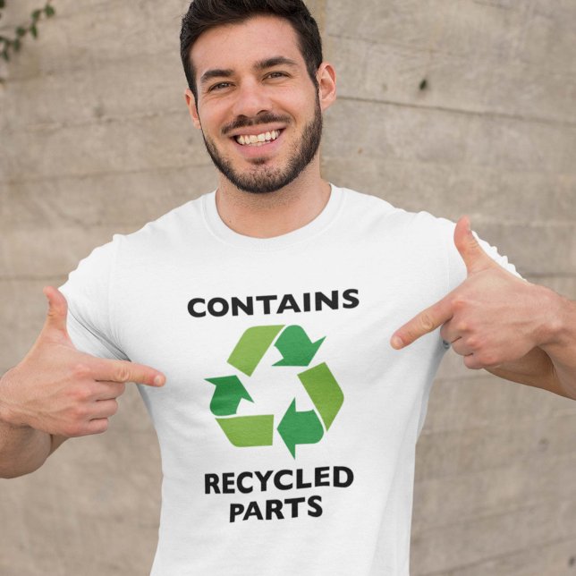 Camiseta Contém peças do Reciclado (Criador carregado)