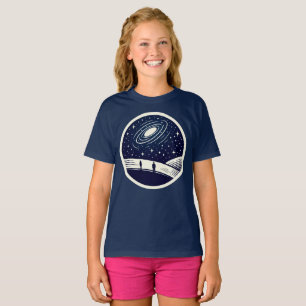 Camiseta Contemplação universal - Design minimalista