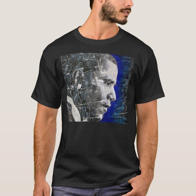 Camiseta Contemplando a mudança (camisa de t) (Frente)