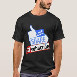 Camiseta Conteúdo C do Hoodie Subscriativo Como Partilha de