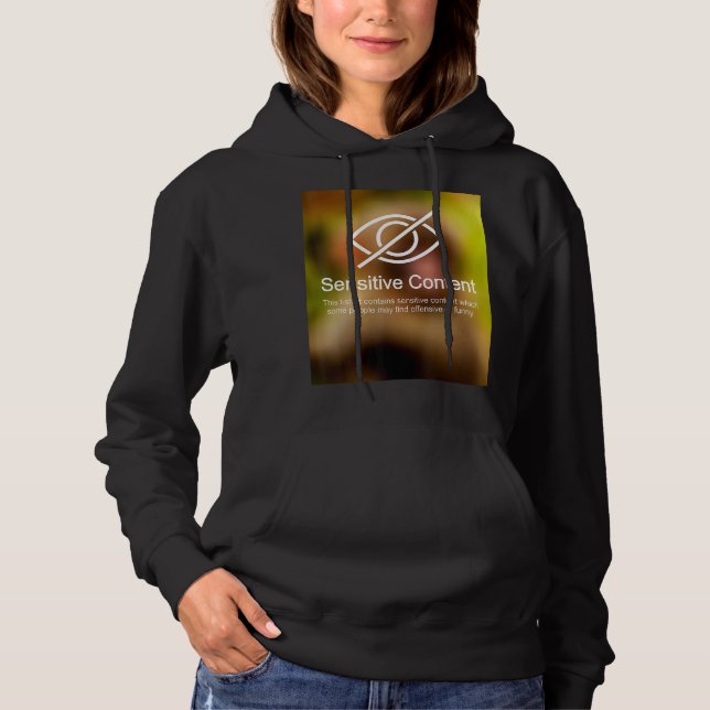 Camiseta Conteúdo Sensível Aviso de Conteúdo 1 (Frente)
